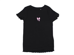 Name It black bow rib top